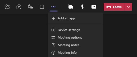 Join Microsoft Teams Meeting Settings